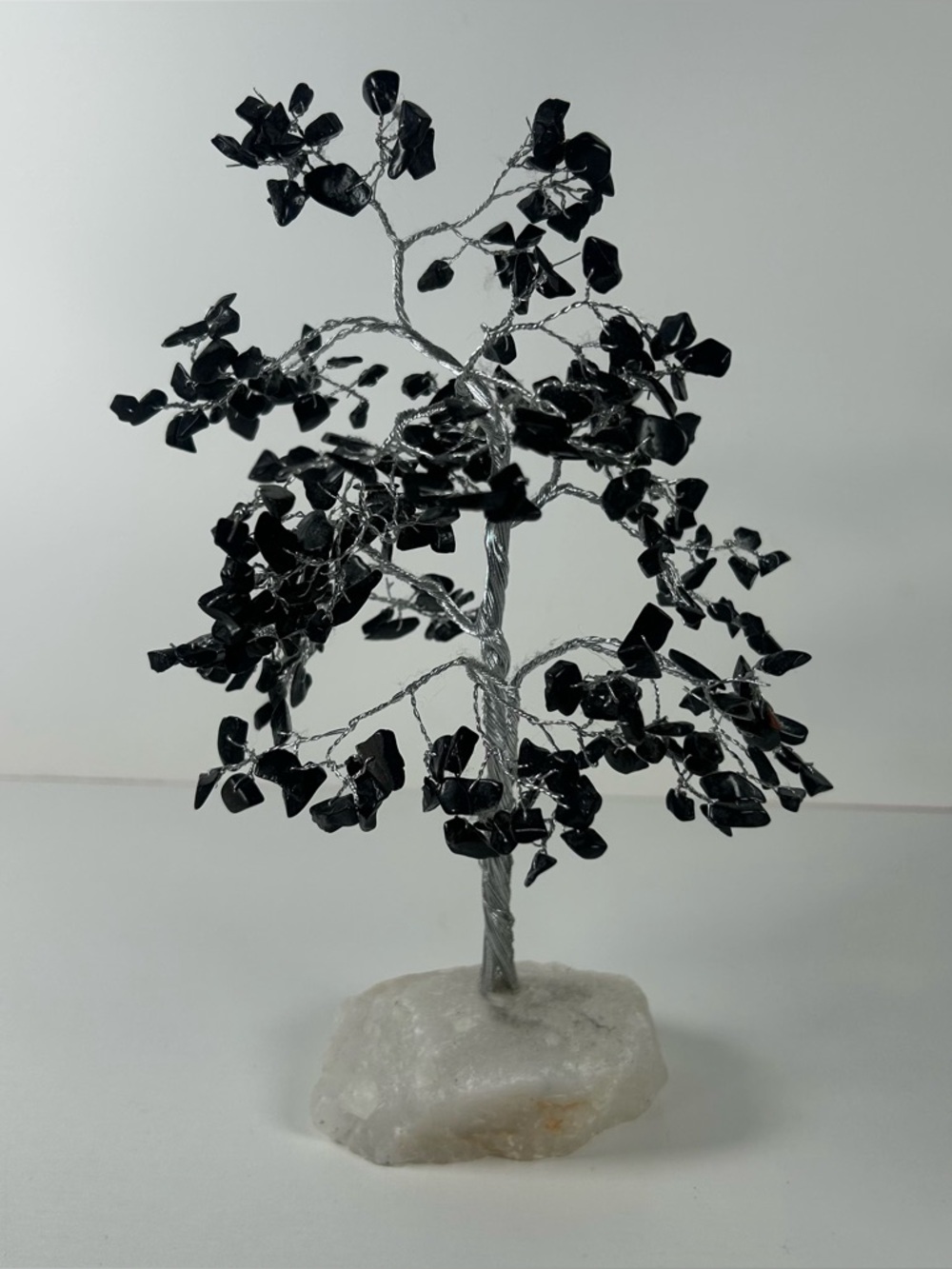 Crystal Tree Hand Made Precious Stones 12” Crystal Base Dream Tree Amethyst Wire